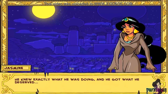 Horny Princess Jasmine Fucks Master In Uncensored Anime Adventure