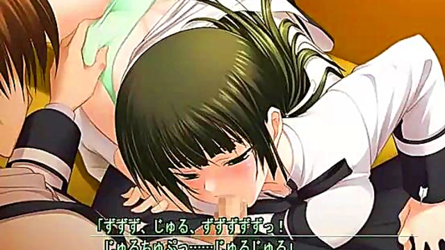 Majikoi Yukie H Scene – Big-Tits Anime Babe Gives Blowjob & Shows Off Her Ass