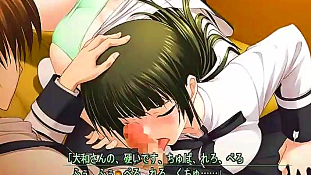 Majikoi Yukie H Scene – Big-Tits Anime Babe Gives Blowjob & Shows Off Her Ass