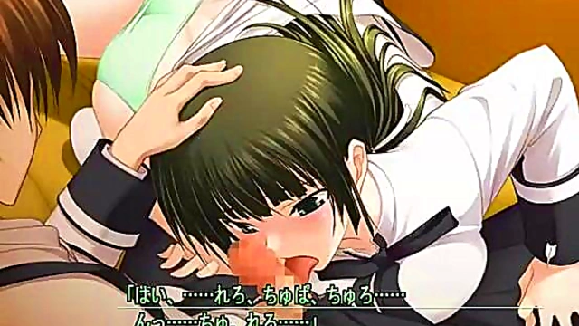 Majikoi Yukie H Scene – Big-Tits Anime Babe Gives Blowjob & Shows Off Her Ass