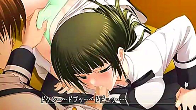Majikoi Yukie H Scene – Big-Tits Anime Babe Gives Blowjob & Shows Off Her Ass