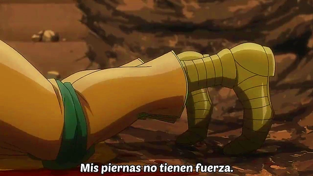 Jojo's Bizarre Adventure – Uncensored Hentai Anime Scene With Hot erotic Action