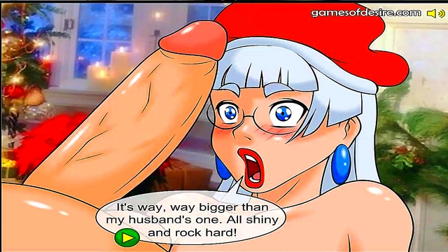 Xmas Bonus Turned Into Hot Hentai Sex With Games Character