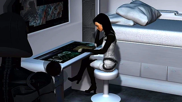 Miranda Lawson’s Machine Anal Adventure in 3D Hentai Cartoon Parody