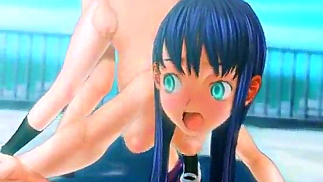 Cute Tsun Dere Anime Girl Rings Bell for-exciting 3D Hentai Action