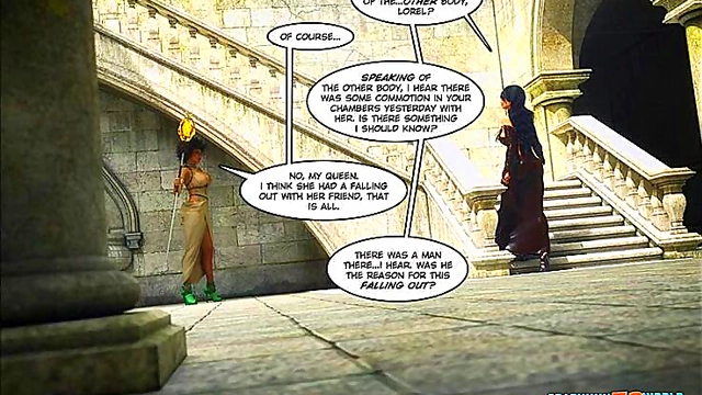 Cute Teen Lesbians With Big Tits Masturbate & Pleasure Each Other In 3D HentaiComic