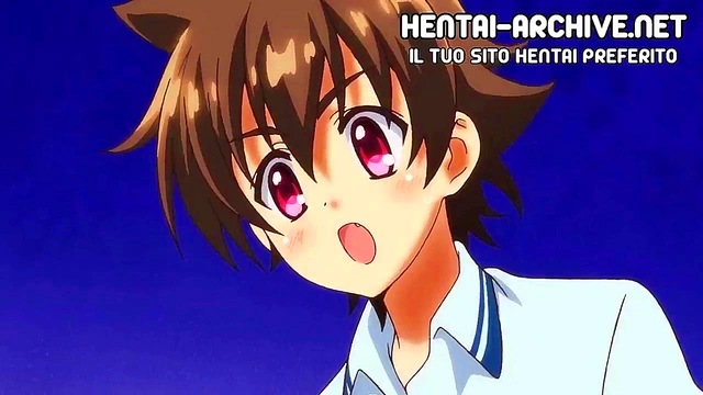 Slutty Italian Student Fucks Smaller Guy In Naughty Hentai Anime Scene