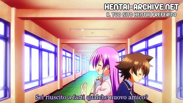 Slutty Italian Student Fucks Smaller Guy In Naughty Hentai Anime Scene