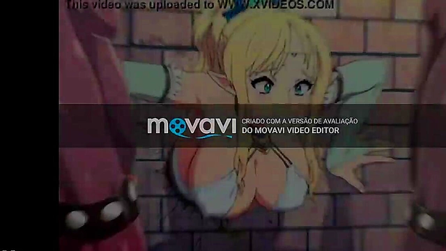 Horny Elf Gets Stuck While Fucking In Sexy Hentai Scene