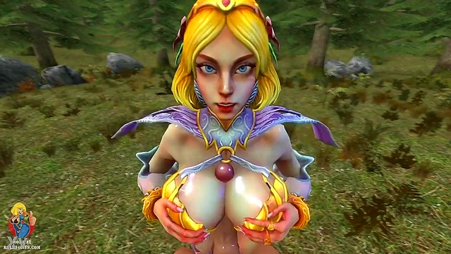 Aphrodite Gives Mind-Blowing TitFuck POV In Cartoon Smite Adventure