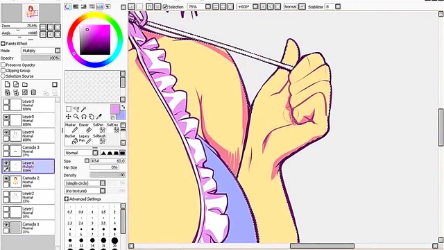 Big-Titted Teen Girl Gets Drawn With Perfect Curves & Nipples By Melkor Mancin