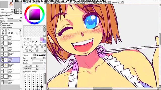 Big-Titted Teen Girl Gets Drawn With Perfect Curves & Nipples By Melkor Mancin