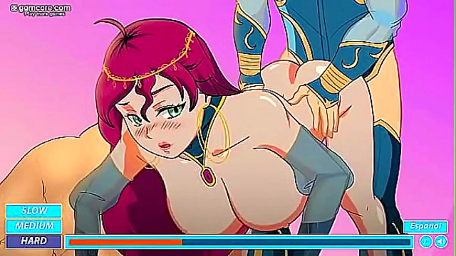 Big-Busted Anime Chick Fucks Hardcore in Steamy Porn Game Action