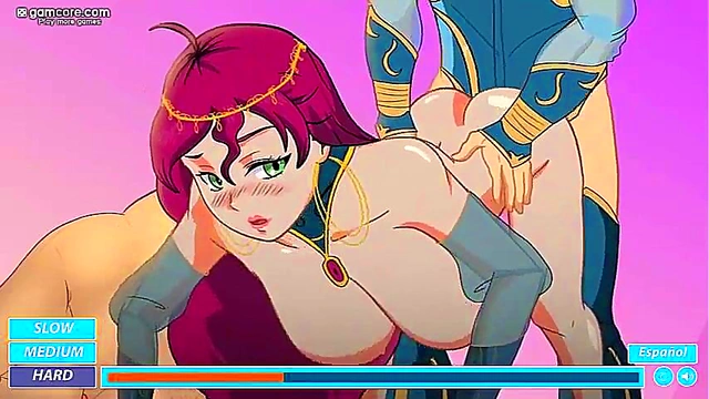 Big-Busted Anime Chick Fucks Hardcore in Steamy Porn Game Action