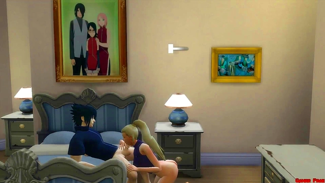 Sakura Catches Her Friend Ino Cheating With Married Sasuke in Naruto Hentai Drama