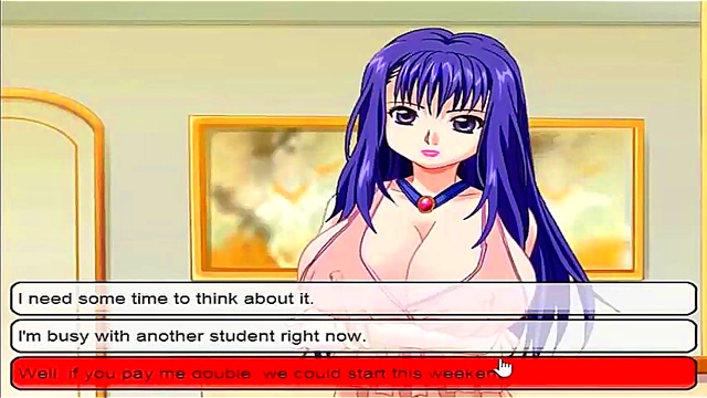 Sexy Anime Milf Shows Off Big Boobs With Wild Dance Moves In Hardcore Sex Game