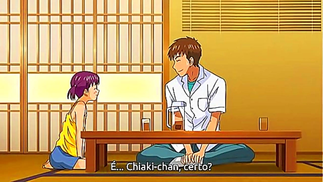 Big-Breasted Sister Seduces Brother in First Love Hentai Scene