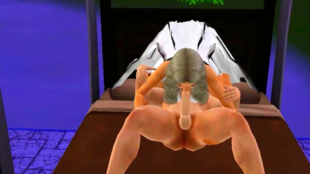 3D Monster Goddess Seduces Sims-Like Guy for Intense Hentai Action