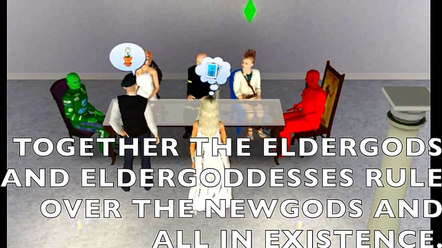 3D Monster Goddess Seduces Sims-Like Guy for Intense Hentai Action