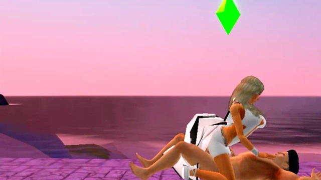 3D Monster Goddess Seduces Sims-Like Guy for Intense Hentai Action