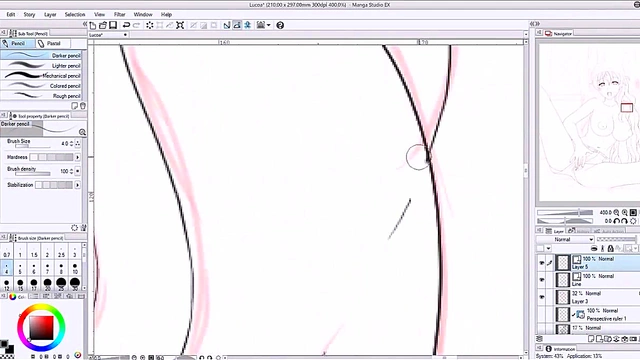 Wet Pussy Lucoa masturbates & Shows Off Lewd Oppai in Anime Art Speedpaint