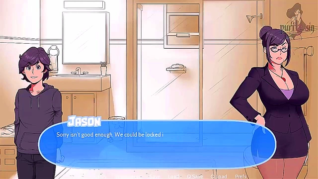 Hot MILF Step-Mom Seduces in Snowy Anime Orgy With Big-Titted Stepsis