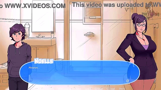 Hot MILF Step-Mom Seduces in Snowy Anime Orgy With Big-Titted Stepsis