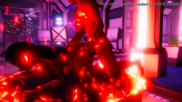 Curvy Holo Babe Rides Big Dick for Creamy Finish in Anime Bed Scene