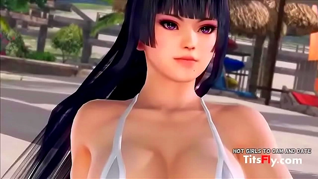 3D Hentai Anime Girl Gets Fucked On The Beach For Sexy Fun