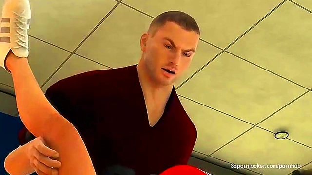 Slutty Blonde Whore Fucked Hard By Horny Guy In Intense 3D Hentai Sex Session