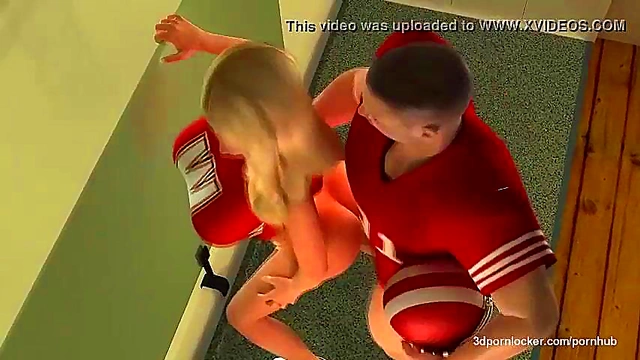 Slutty Blonde Whore Fucked Hard By Horny Guy In Intense 3D Hentai Sex Session