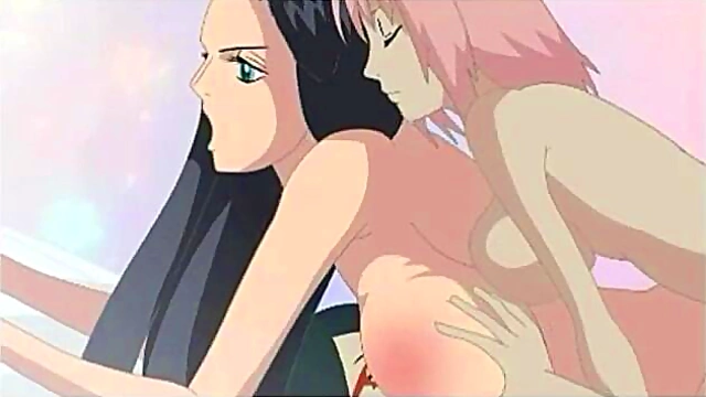 Hentai Threesome – Sadara Uchiha, Sakura, and Nico Robin Get Wild With Futanari Fun