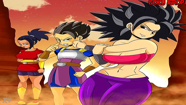 Goku Fucks Caulifla in steamy Dragon Ball Hentai Session