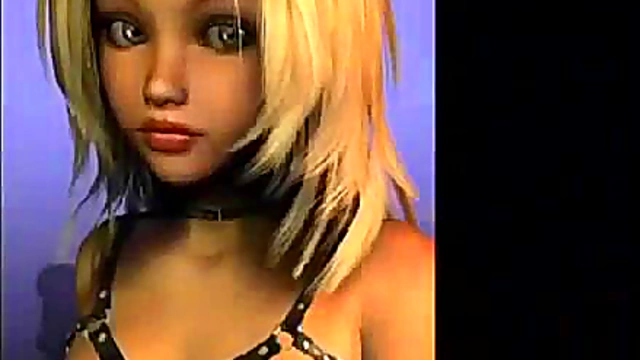 Virtual Anime Babe Strips Off Panties for Hardcore Blowjob Fun
