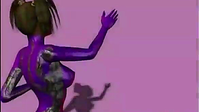 Virtual Anime Babe Strips Off Panties for Hardcore Blowjob Fun