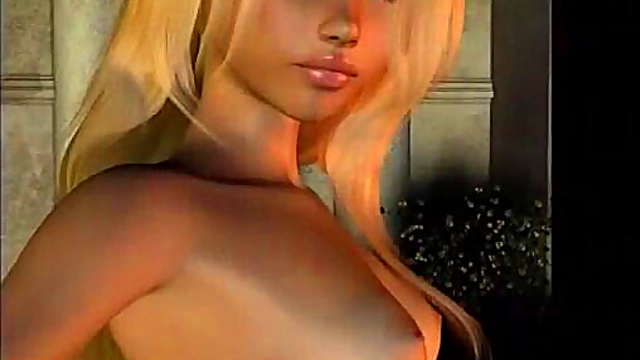 Virtual Anime Babe Strips Off Panties for Hardcore Blowjob Fun