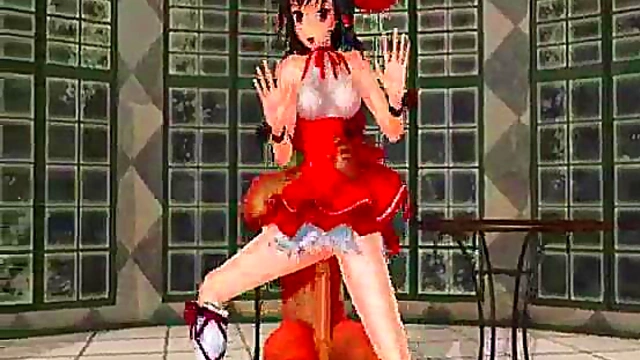 Bouncy Cutie Rides Big Daddy's Dick in Steamy 3D Anime Action