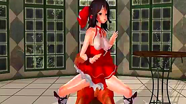 Bouncy Cutie Rides Big Daddy's Dick in Steamy 3D Anime Action