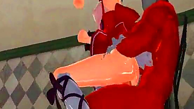 Bouncy Cutie Rides Big Daddy's Dick in Steamy 3D Anime Action