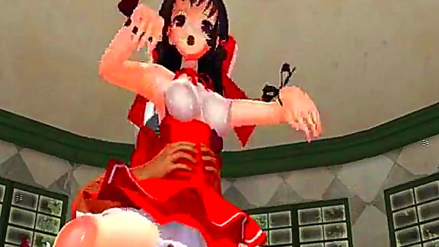 Bouncy Cutie Rides Big Daddy's Dick in Steamy 3D Anime Action