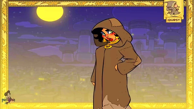 Sexy Princess Jasmine Rides Genie's Dick In Uncensored Anime Adventure