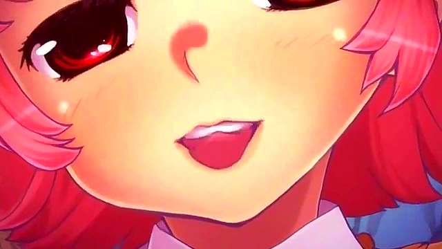 Horny Anime Babe Gives Blowjob & Handjob With Perky Boobs For Hot Finish