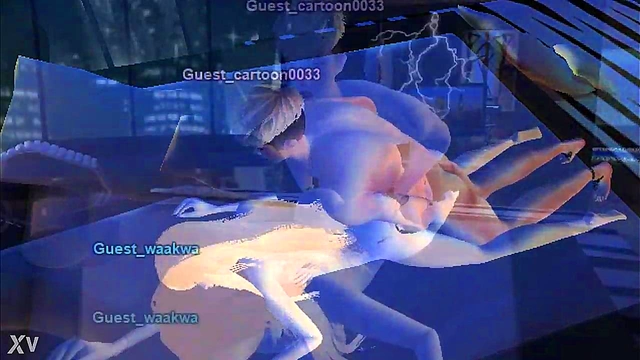 Kawaii Emo Cartoon Waakwa Gets Pounded In Virtual Game Life Sex Session
