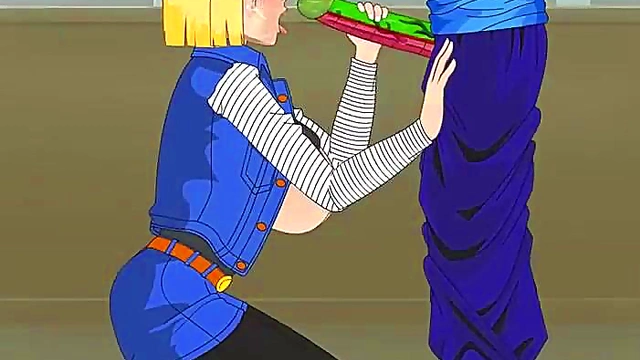 Android 18 Dragon Ball Z Hentai – Anime Babe Fucks With Intense Passion