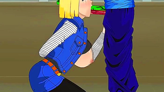 Android 18 Dragon Ball Z Hentai – Anime Babe Fucks With Intense Passion