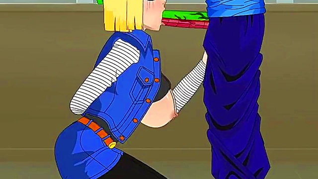 Android 18 Dragon Ball Z Hentai – Anime Babe Fucks With Intense Passion
