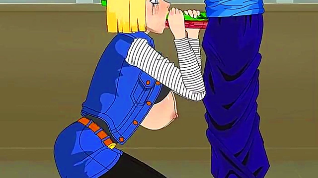 Android 18 Dragon Ball Z Hentai – Anime Babe Fucks With Intense Passion