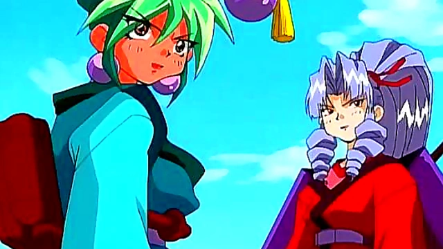 Saber Marionette J – Anime Cutie Cereza Rides Otaru's Dick Hard