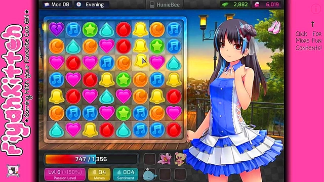 HuniePop Dating Sim – Hot Hentai GamerGirl Action & Romance