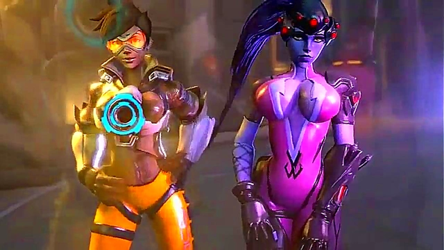 Overwatch Girls Get Fucked By Monster in 3D Big Ass Action